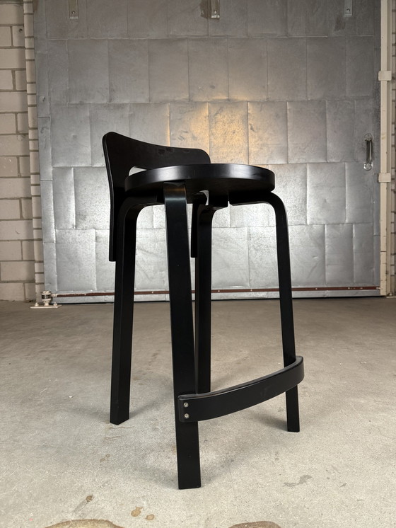 Image 1 of 4X Artek K65 Barhocker