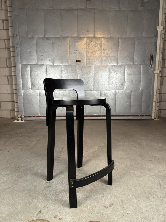 Image 1 of 4X Artek K65 Barhocker