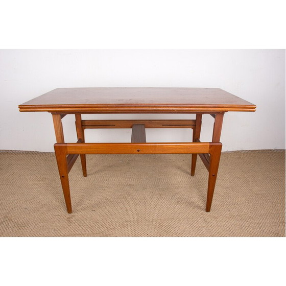 Image 1 of Ausziehbarer Teakholztisch von Kai Kristiansen für Danish Furnitures, Dänemark 1960