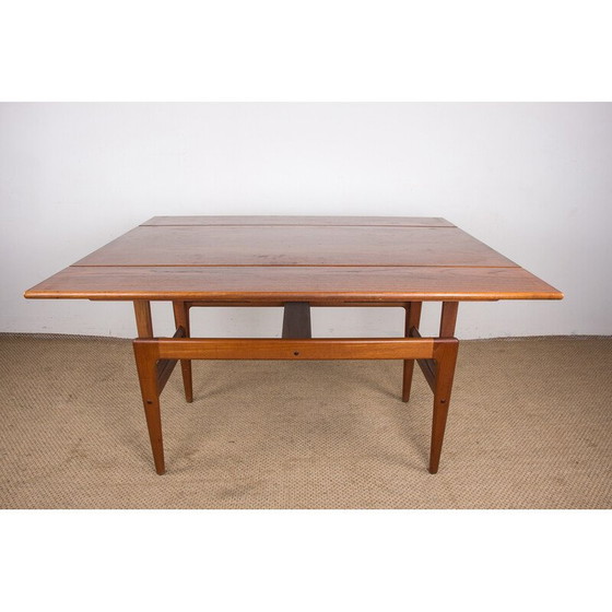 Image 1 of Ausziehbarer Teakholztisch von Kai Kristiansen für Danish Furnitures, Dänemark 1960