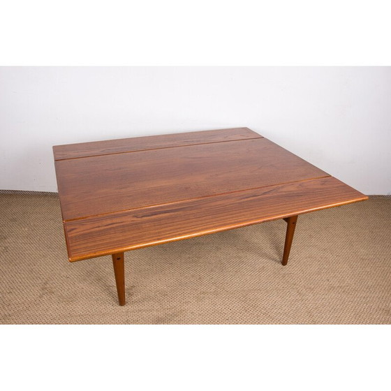 Image 1 of Ausziehbarer Teakholztisch von Kai Kristiansen für Danish Furnitures, Dänemark 1960