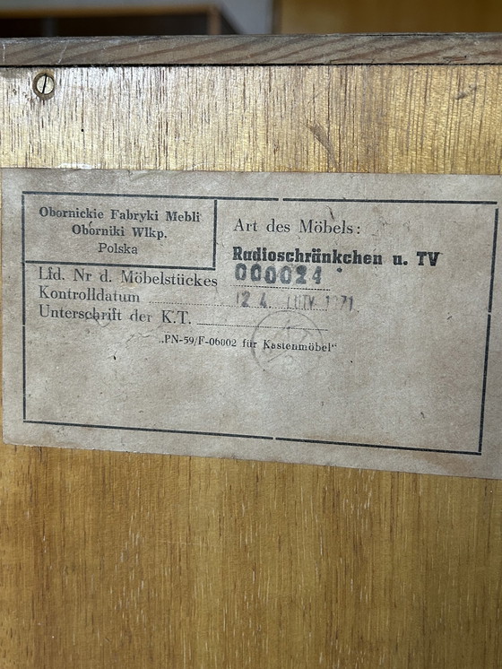 Image 1 of Radio- und Fernsehkabinett 70er Jahre