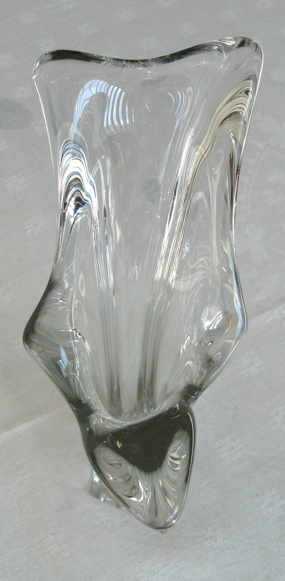 Image 1 of Vintage Design Vase Aus Kristall