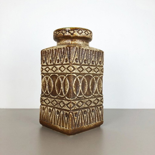 Bodenvase aus Keramik von Bodo Mans von Bay Ceramics, Deutschland, 1970er Jahre