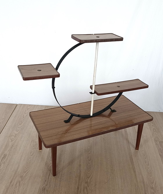 Image 1 of Fünfziger Jahre Pflanzentisch mit vier Etagen