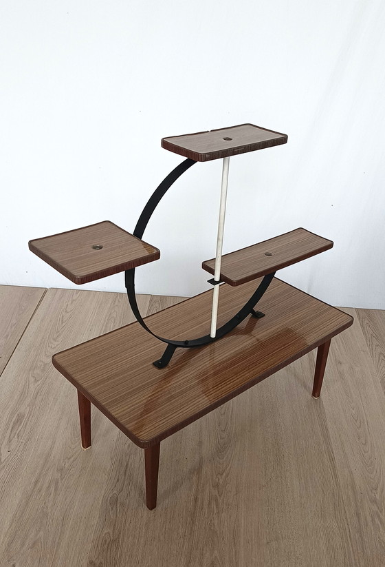 Image 1 of Fünfziger Jahre Pflanzentisch mit vier Etagen