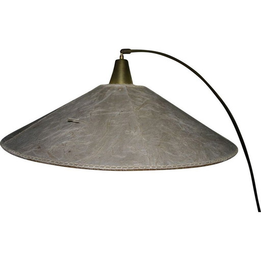 Alte deutsche Messing-Leselampe, 1950