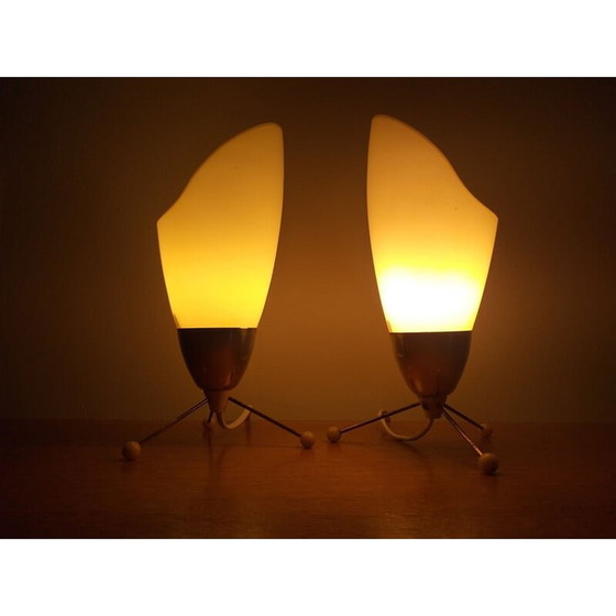 Image 1 of Paar alte Lampen, Tschechoslowakei 1970