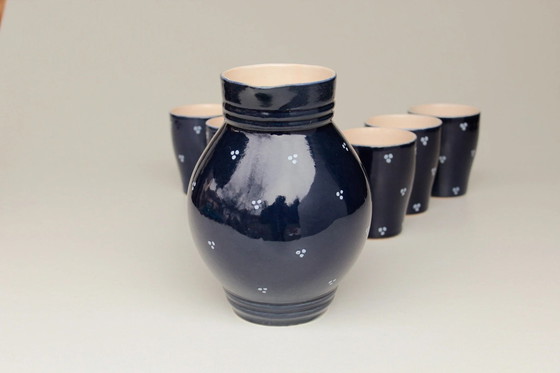 Image 1 of Ddr Saftgeschirr Krug Mit Bechern