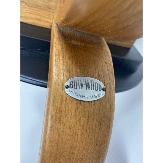 Image 1 of Paar Vintage-Arc-Stühle aus Holz von Wilhelm Von Bode, 1950