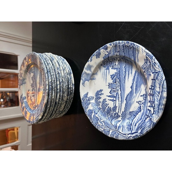 Image 1 of Satz von 13 Vintage-Desserttellern