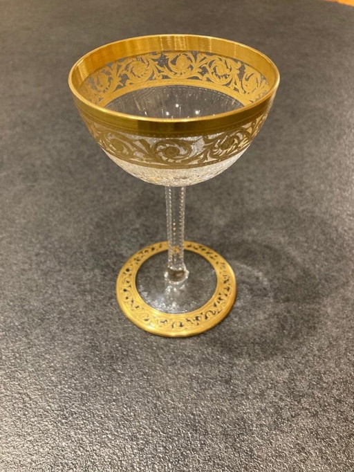 St.-Louis Thistle Gold Likörgläser