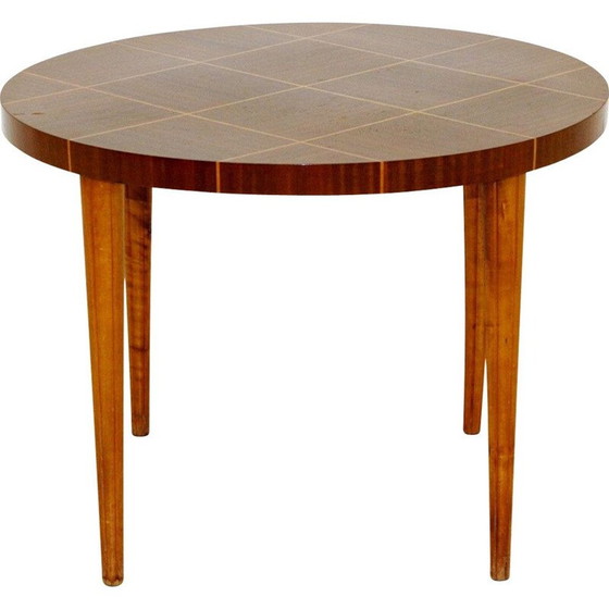 Image 1 of Vintage Couchtisch aus Mahagoni, Schweden 1950