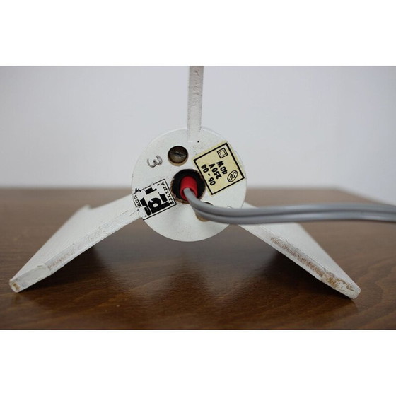 Image 1 of Raketentischlampe aus Holz und Hartplastik, Tschechoslowakei 1960