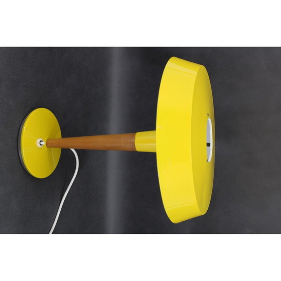 Image 1 of Gelbe Tischlampe von Kamenicky Senov, Tschechoslowakei 1970