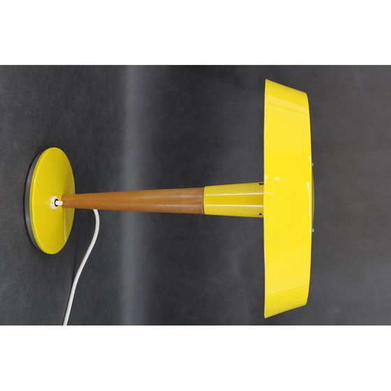 Image 1 of Gelbe Tischlampe von Kamenicky Senov, Tschechoslowakei 1970