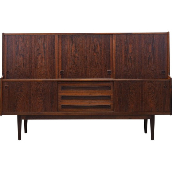Image 1 of Vintage-Highboard aus Rosenholz von Johannes Andersen für Skaaning Furniture, 1960er Jahre