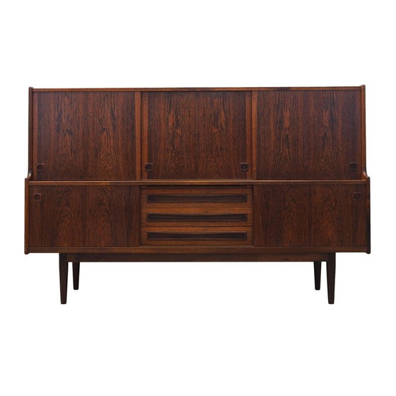 Image 1 of Vintage-Highboard aus Rosenholz von Johannes Andersen für Skaaning Furniture, 1960er Jahre