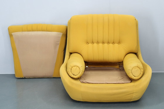 Image 1 of 1970S Seltene Space Age Paar Sessel , Tschechoslowakei