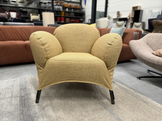 Image 1 of Label Bobo Sessel Bouclé ockerfarbener Stoff