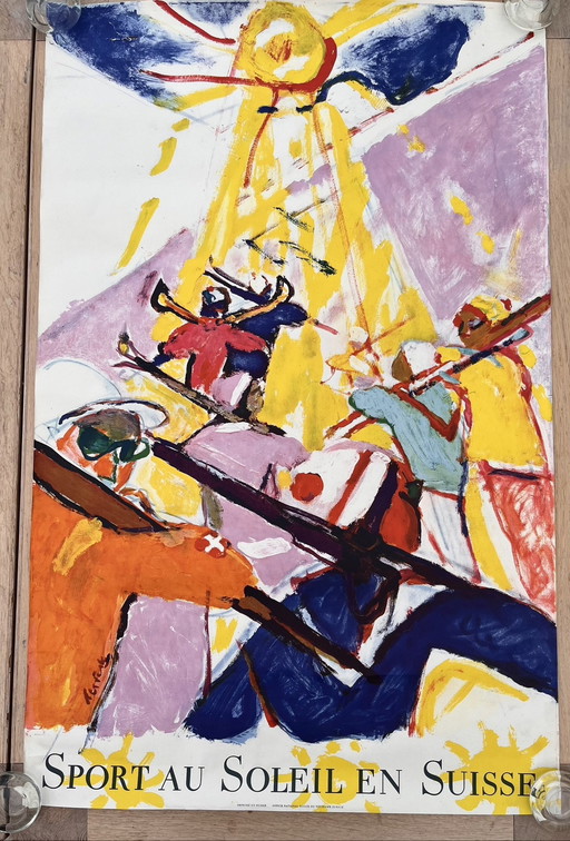 Poster Sport In Der Sonne In Der Schweiz