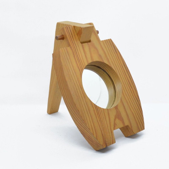 Image 1 of Vintage-Spiegel von Pracownia Rzeźbiarstwa für Henryk Kluska Zabrze, Polen 1963