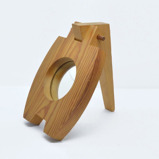 Image 1 of Vintage-Spiegel von Pracownia Rzeźbiarstwa für Henryk Kluska Zabrze, Polen 1963