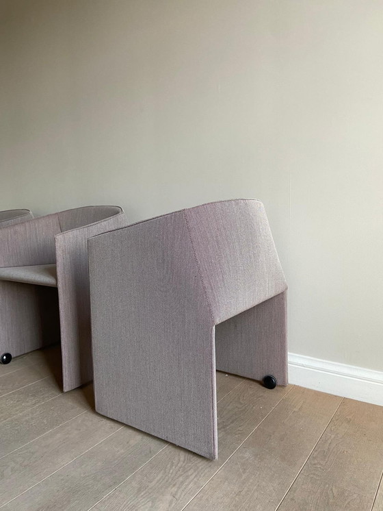 Image 1 of 3er Set Tecno Plau Stühle - entworfen von Gabriele und Oscar Buratti