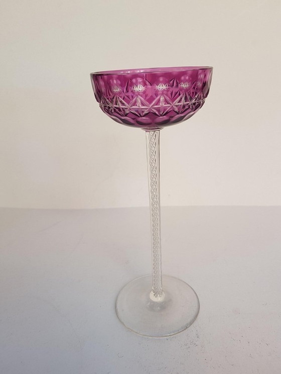 Image 1 of 3X Antike Likörgläser von Josephinenhütte