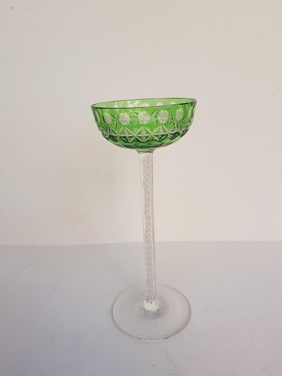 Image 1 of 3X Antike Likörgläser von Josephinenhütte