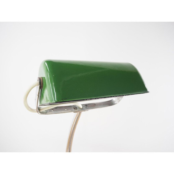 Image 1 of Vintage Art Deco verstellbare Emaille-Tischlampe, 1930