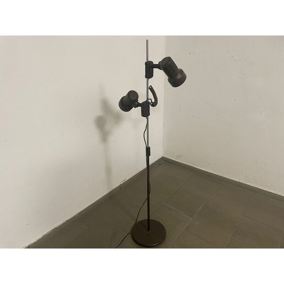 Image 1 of Vintage Stehlampe aus Kunststoff und Metall mit 2 verstellbaren Spots, Deutschland 1980
