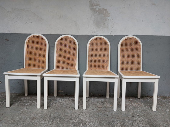 Image 1 of Set mit 4 Gurtbandstühlen 80