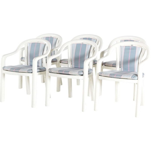 Vintage Kunststoff-Gartensessel für Grosfillex, 1980