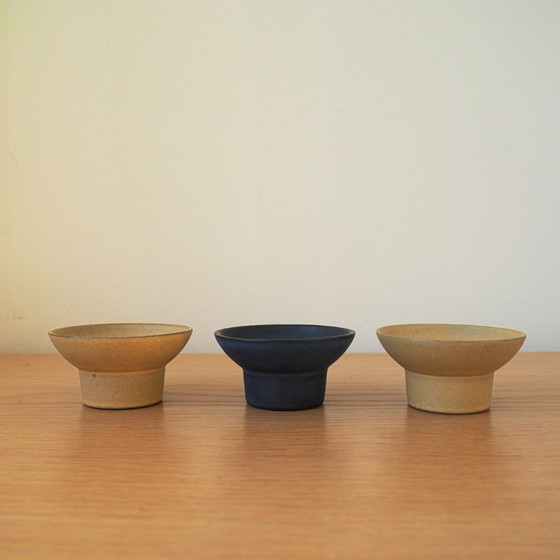 Image 1 of 1960er-1970er Jahre Satz von 3 Zweitse Landheer für Cor Unum Keramik-Kerzenständer