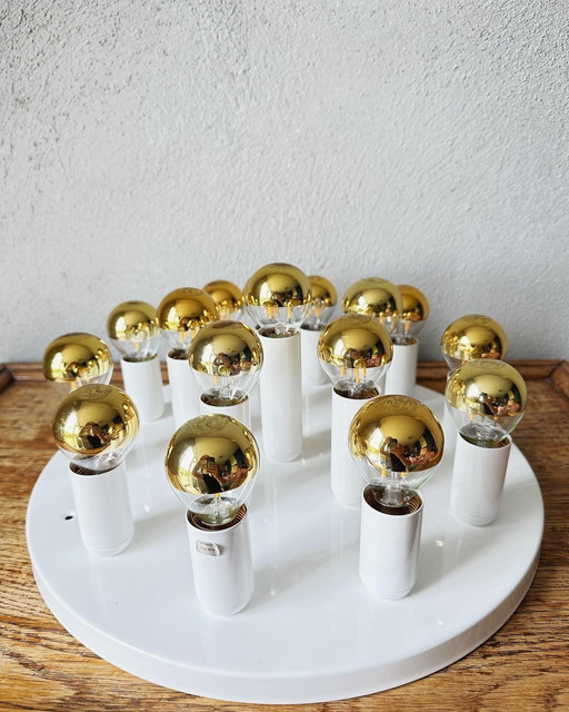 Vintage Schmitz Leuchten Lampe