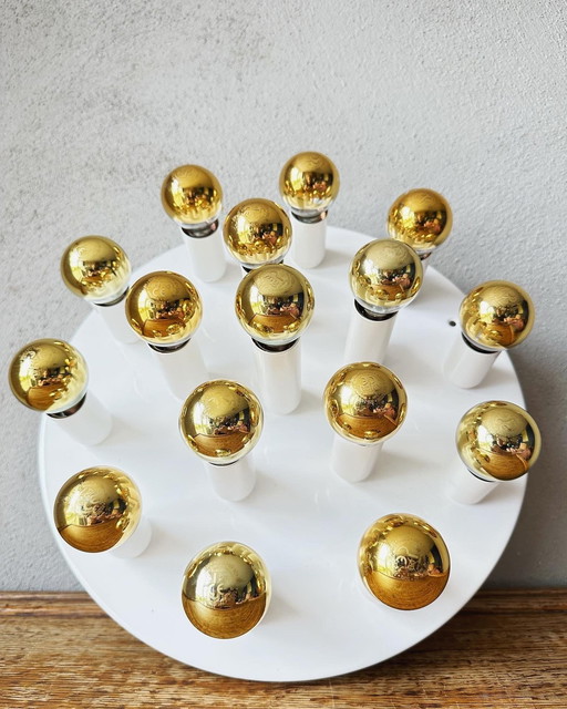 Vintage Schmitz Leuchten Lampe