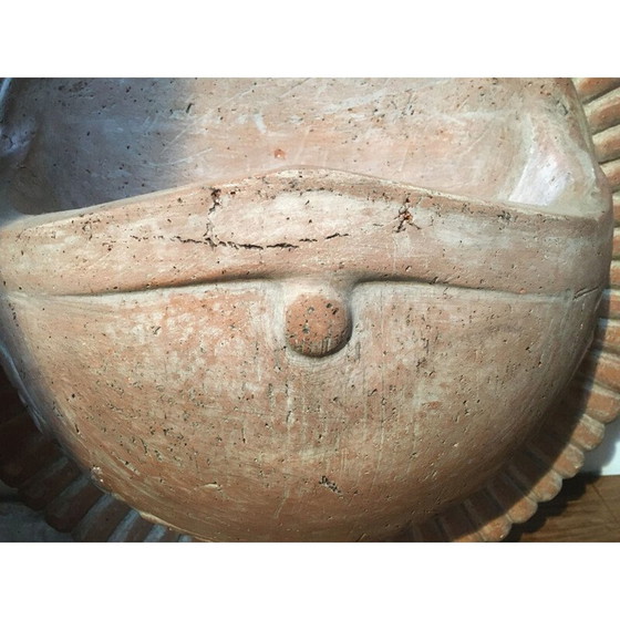 Image 1 of Ein Paar Vintage-Wandleuchten aus Terrakotta