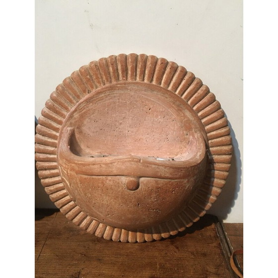 Image 1 of Ein Paar Vintage-Wandleuchten aus Terrakotta