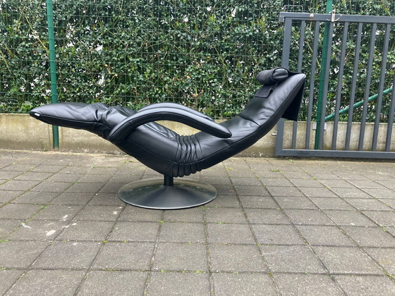 Image 1 of Jori Yoga Liege schwarz Leder Medi mono-move