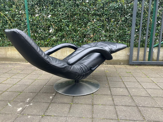 Image 1 of Jori Yoga Liege schwarz Leder Medi mono-move