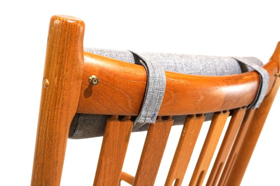 Image 1 of Hans Olsen Schaukelstuhl aus Teakholz für Juul Kristensen