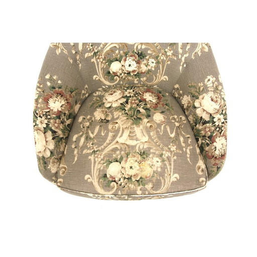 Vintage-Sessel "Lila Eva" aus Buche und Stoff von Kerstin Hörlin Holmqvist für Nordiska Kompaniet, Schweden 1960