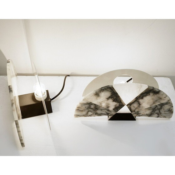 Image 1 of Paar alte "Ventiglio"-Lampen von Angelo Mangiarotti für Skipper Pollux, 1980