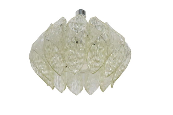 Image 1 of Frosted Ice kokerlamp - jaren 60 design "Friesoyte"