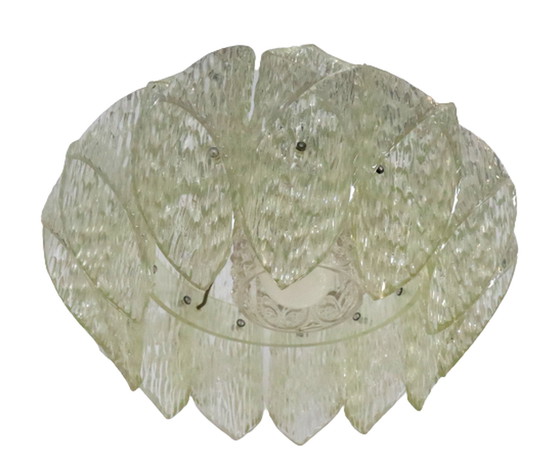 Image 1 of Frosted Ice kokerlamp - jaren 60 design "Friesoyte"
