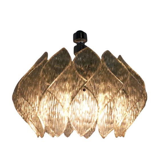 Image 1 of Frosted Ice kokerlamp - jaren 60 design "Friesoyte"