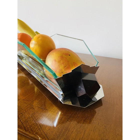 Image 1 of Kubistischer Tafelaufsatz im Art-Déco-Stil, Frankreich 1930-1940