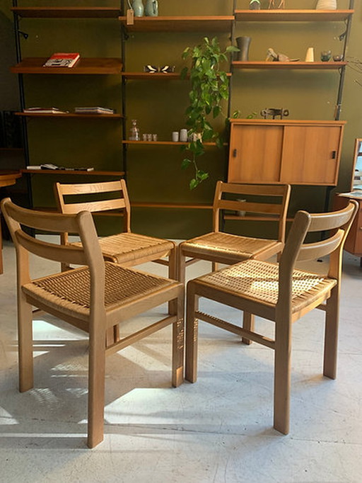4x Skovmand Andersen Esszimmerstühle