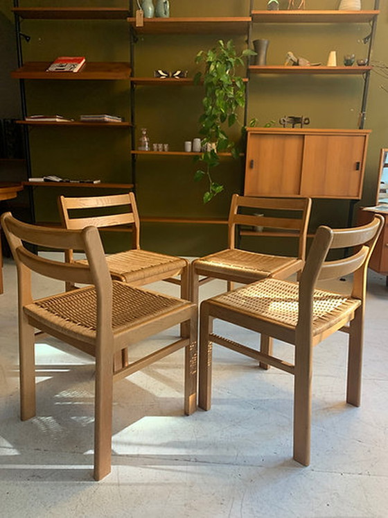 Image 1 of 4x Skovmand Andersen Esszimmerstühle